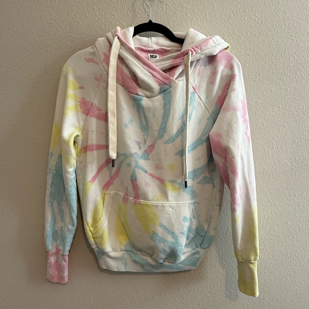 NSF Multicolor Tie-Dye Hoodie